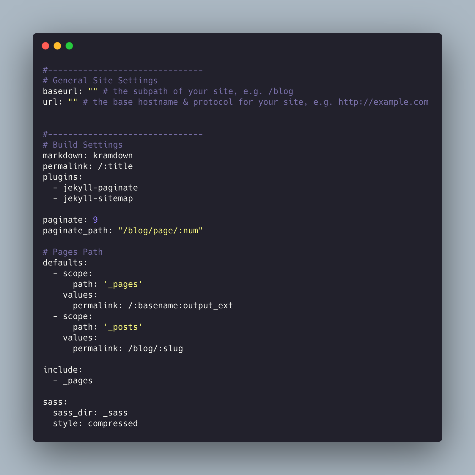 config